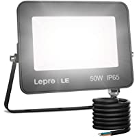 LE Foco LED 50W- 4200 lúmenes- IP65 resistente al agua- Foco LED Exterior- Blanco Frío 5000 K- Ángulo de haz 120°- Foco…